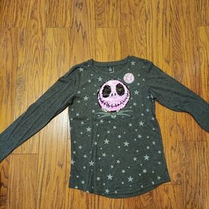 Nightmare Before Christmas sequin long sleeve
